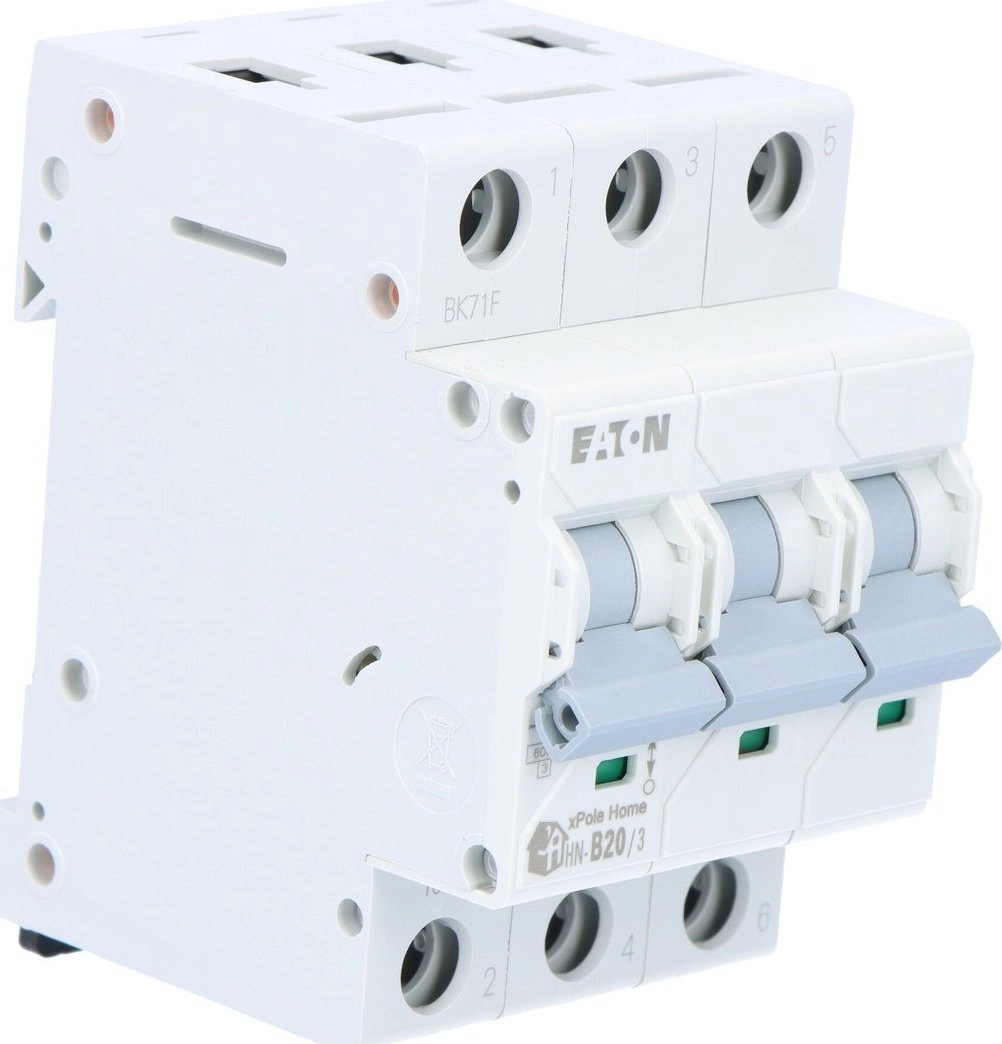 Eaton Wyłącznik nadprądowy 6kA HN-B20/3 HN-B20/3