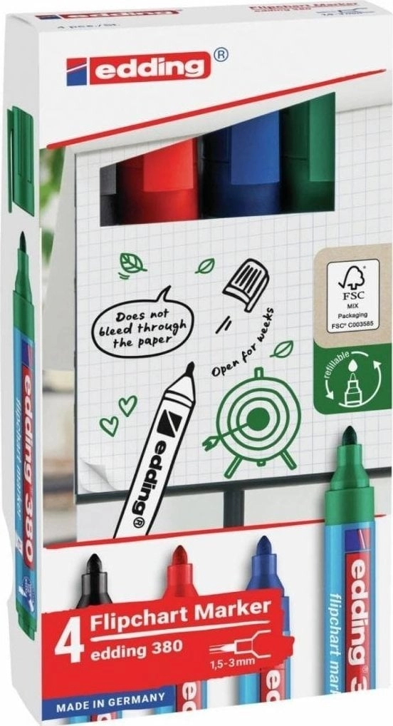 Flipchart marker 1.5-3 mm 4
