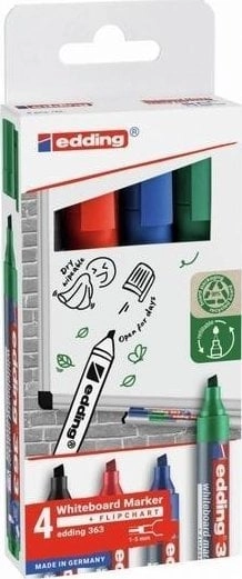 Marker for whiteboards 1-5mm  4 colors