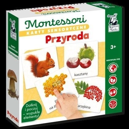Montessori. Nature 3+ sensory cards (Katarzyna
