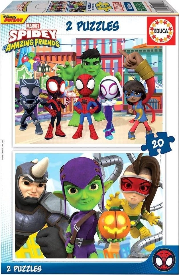 Educa Puzzle 2x20 Spidey and Super-Kumple