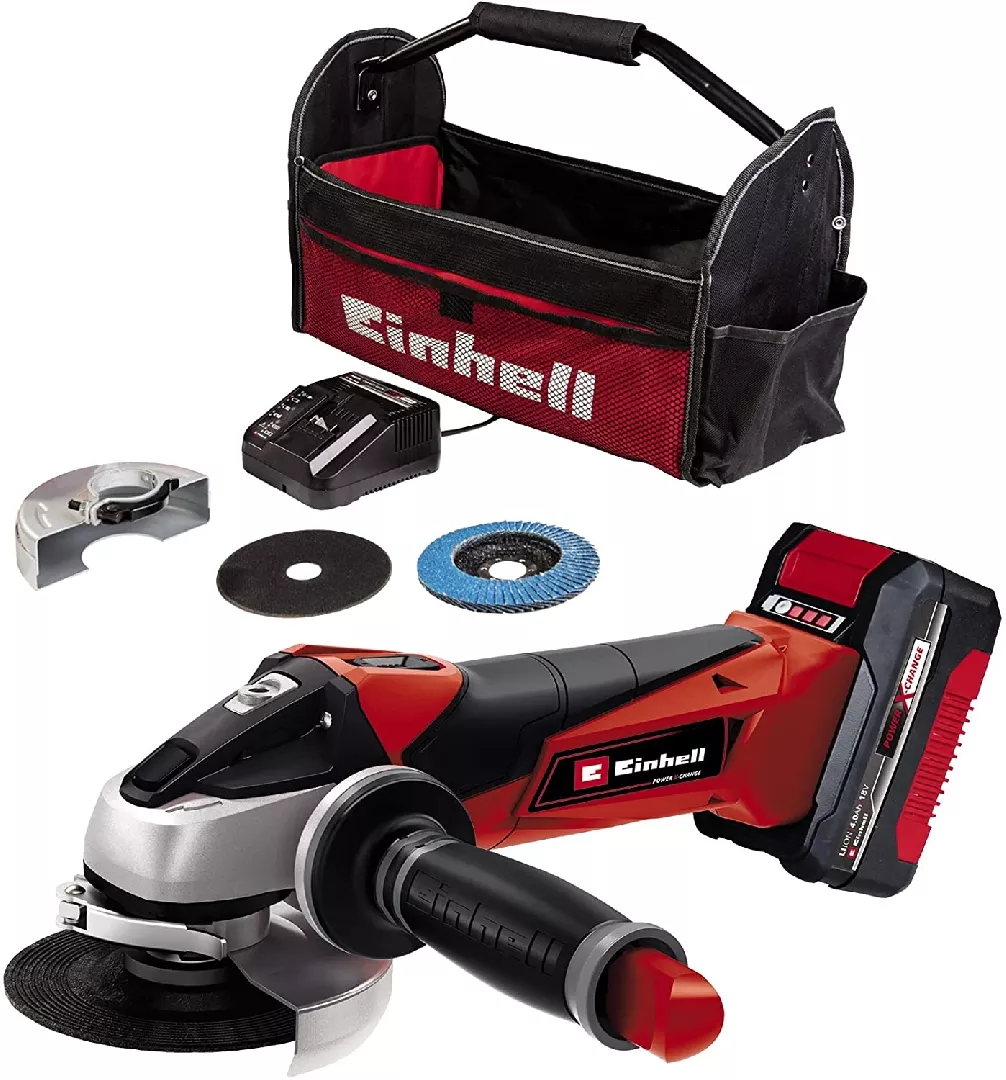 Einhell cordless angle grinder TC-AG 18/115
