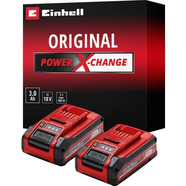 Einhell Power-X-Change Plus TWIN-PACK 18V 3