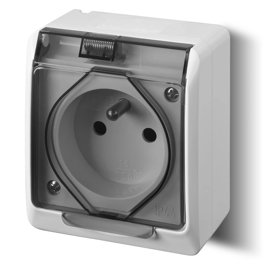 Hermes Hermetic single surface-mounted socket with