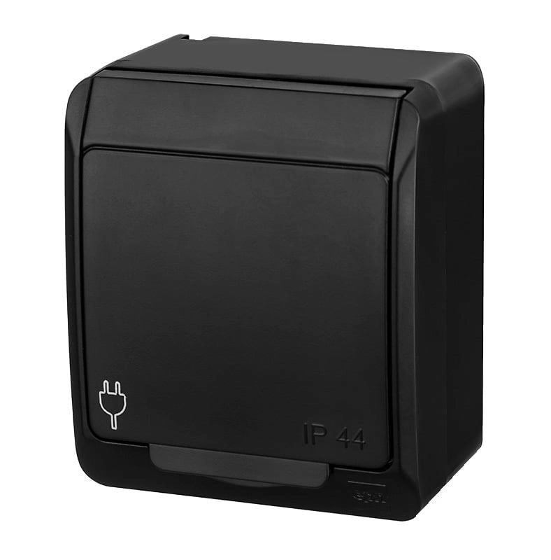 SOCKET HERMES BLACK IP44 0324-09 0324-09