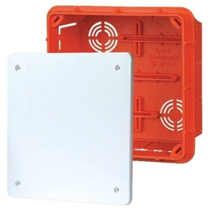 Elektro-Plast Puszka podtynkowa PP/T5 130x130x70mm pomarańczowa