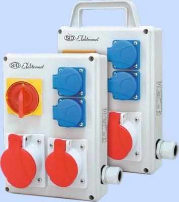 Elektromet Rozdzielnica budowlana 1x 5P/16A 1x