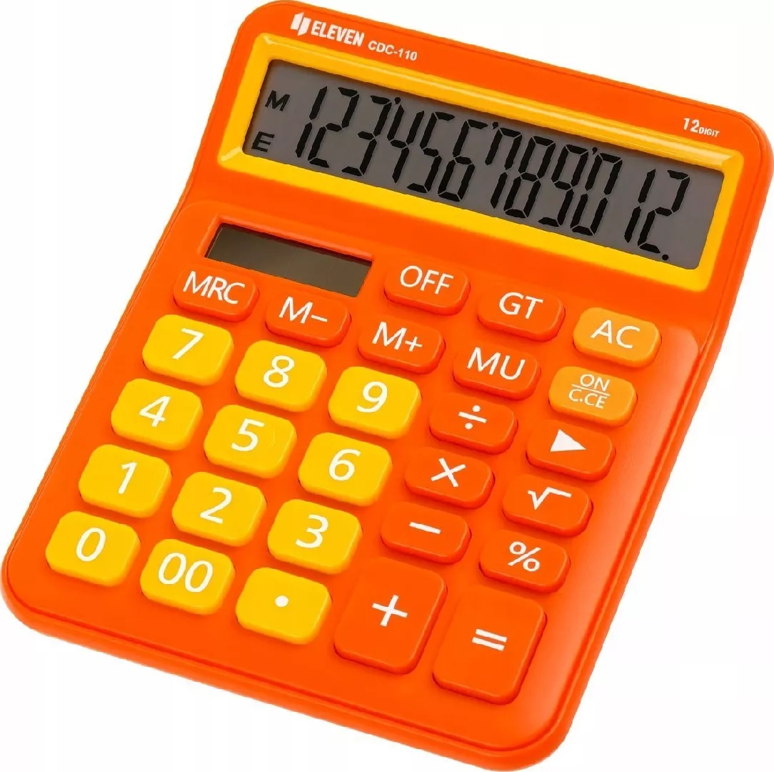 Eleven ELEVEN Calculator Orange office calculator