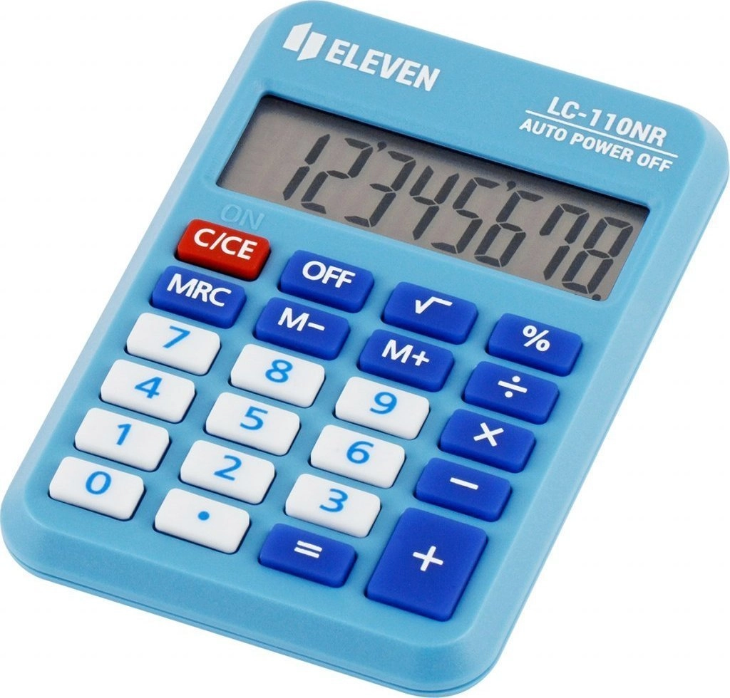 Eleven ELEVEN calculator Pocket calculator LC110NR-BL