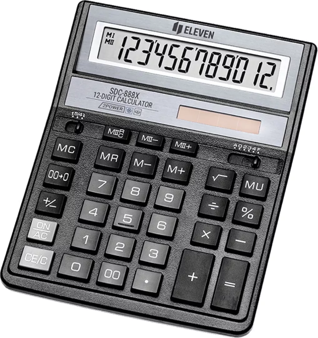 Eleven office calculator SDC-888X-BK 5904966860300