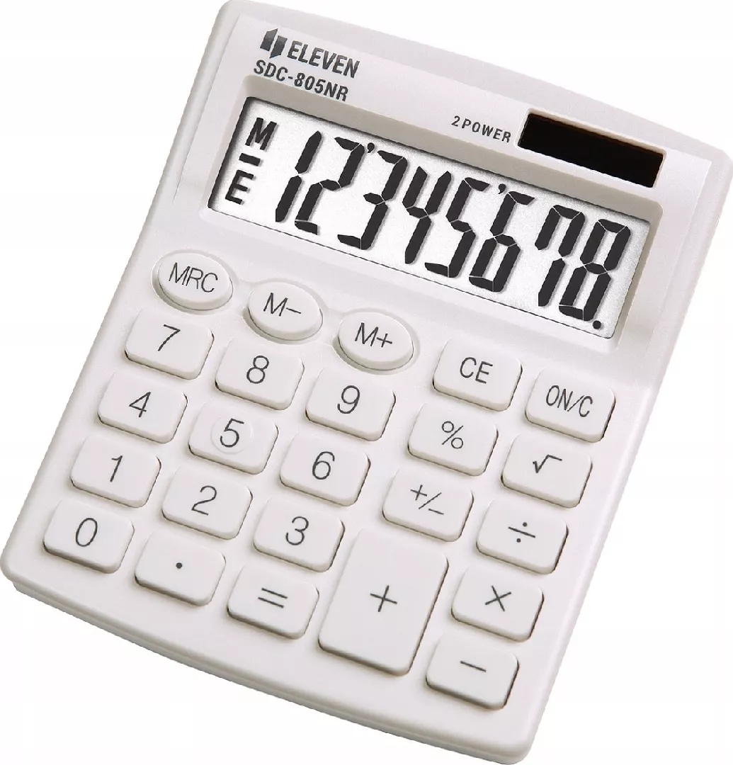 Eleven Calculator Eleven Calculator SDC805NRWHEE 8-digit