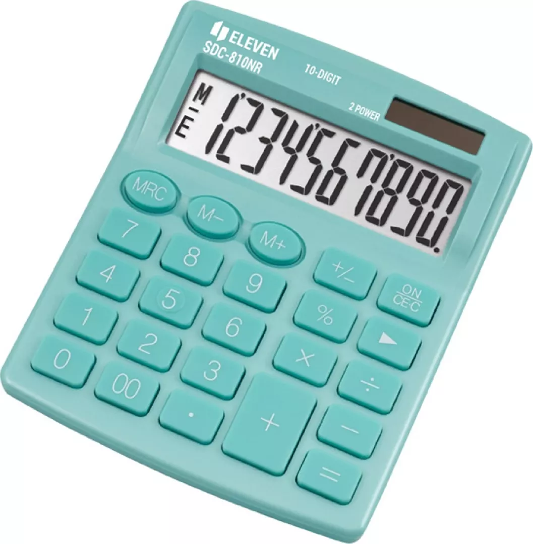 Eleven Eleven calculator SDC810NRGNE calculator green