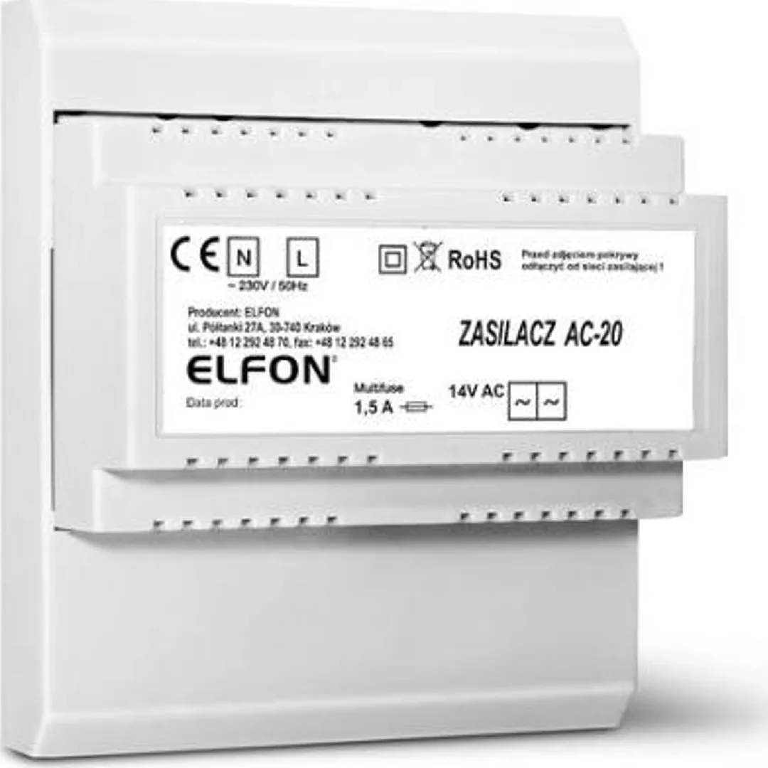 Elfon power supply POWER SUPPLY AC-20