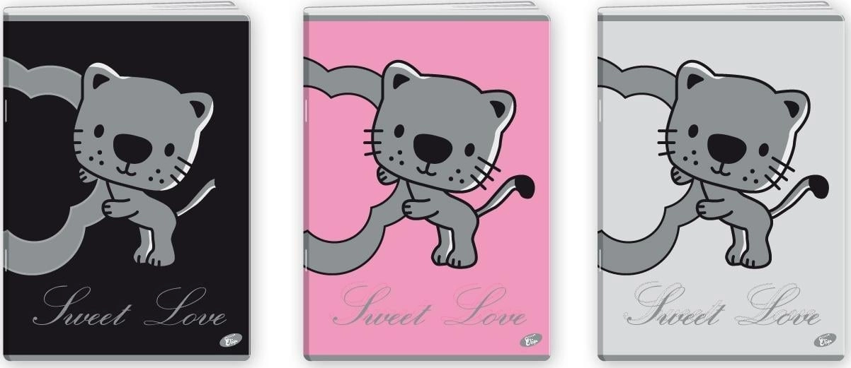 Notebook A5 32k grid Sweet Love