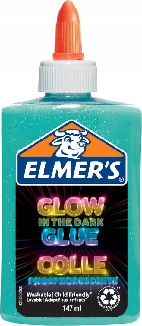 Elmers Elmers Glow-In-The-Dark Bastelkleber Blau 147ml-Flasche