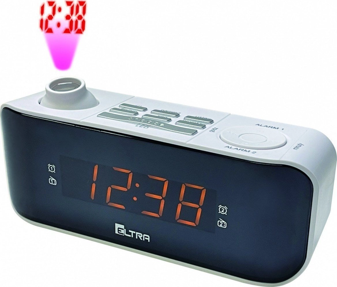 Radiobudzik Kasia z projektorem  czarny 5907727028490