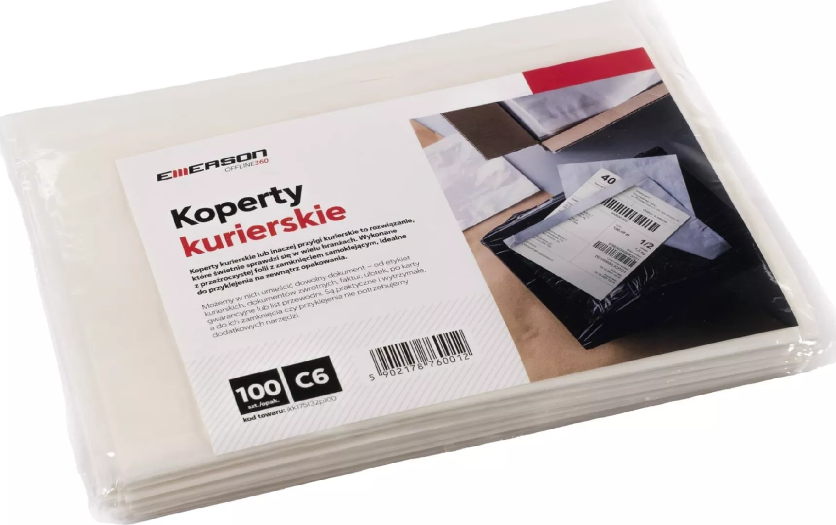 Emerson Koperta kurierska EMERSON C6 (100szt)