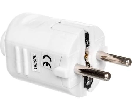 Emos Straight plug 10/16A 250V 2P+Z