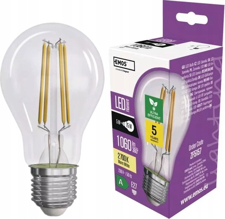 Emos Żarówka LED Emos Filament ZF5157