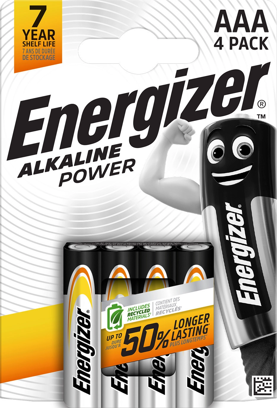Energizer battery Alkaline Power AAA CHP4