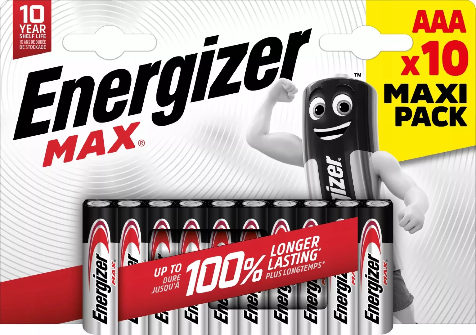 Energizer 10x Bateria Energizer MAX AAA