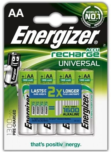 Energizer Universal AA/R6 1300mAh battery 1pc