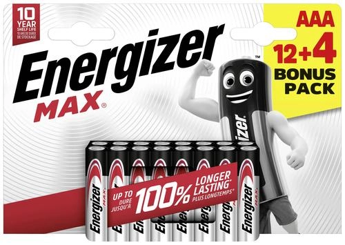 Energizer Energizer LR03/16 Max AAA 12+4