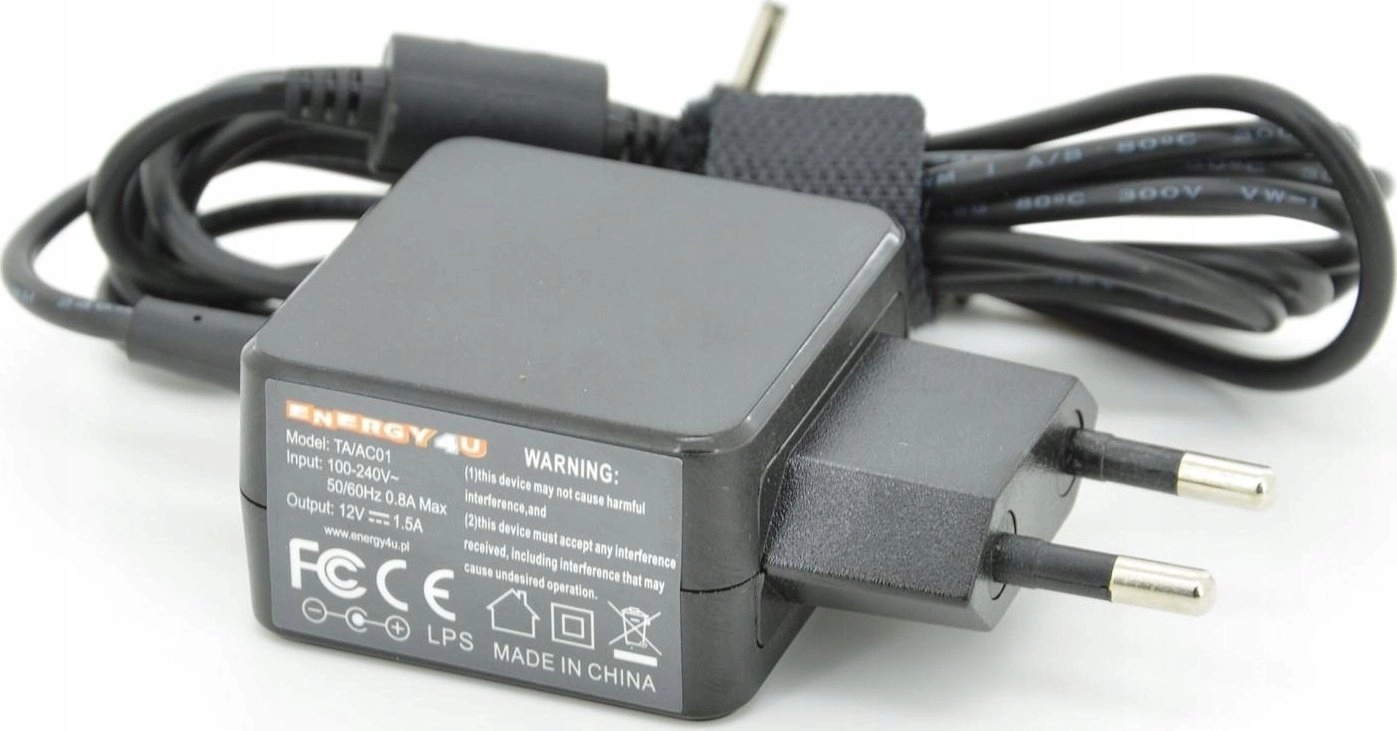 Energy4U TA/AC01 12V/1.5A (3.0x1
