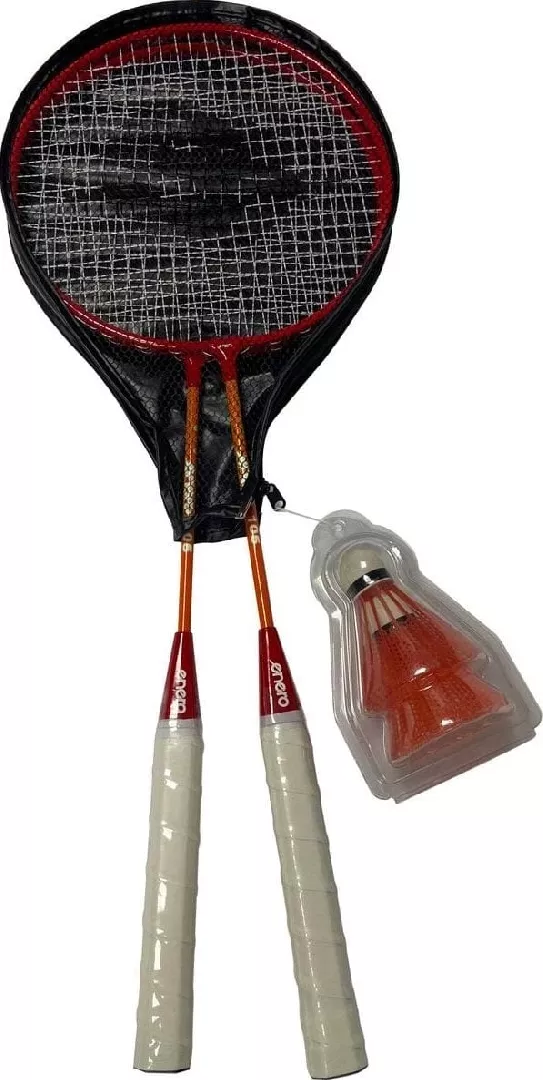BADMINTON SET IN RED ORANGE ENERO