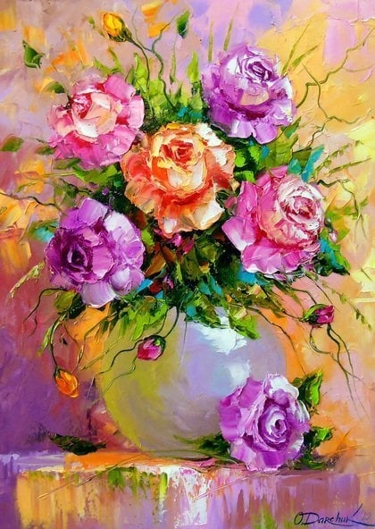Puzzle 1000 Bouquet of roses 5949194017751