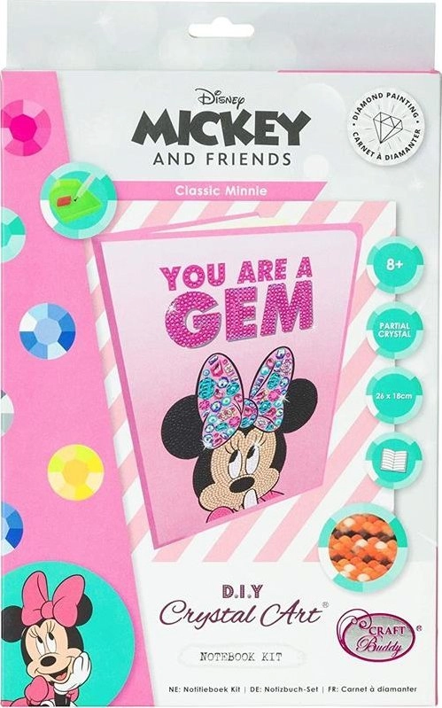 Minnie Mouse diamond mosaic notebook CANJ-DNY602