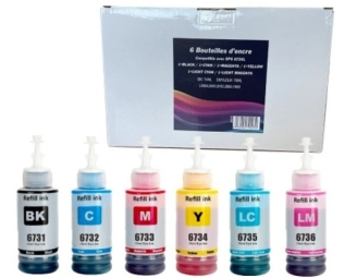 Ink cartridge GenerInk Epson T673X BK/