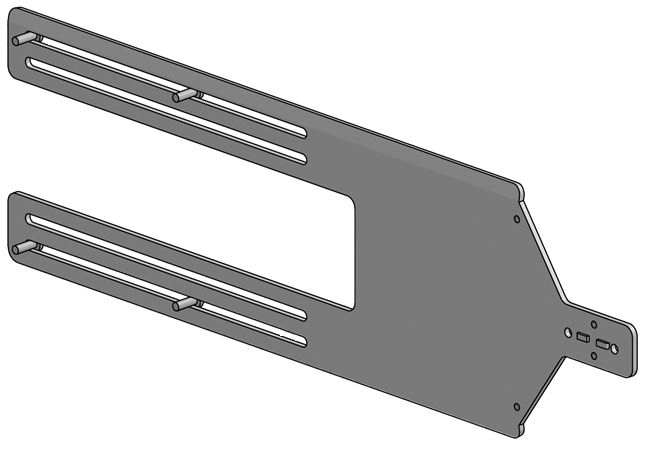 Ergonomic Solutions Kiosk straight bracket SPK512
