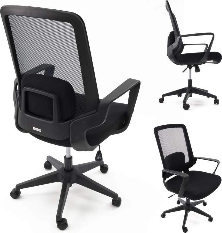 Krzesło biurowe Ergosolid AMO-70 Czarne 9894769