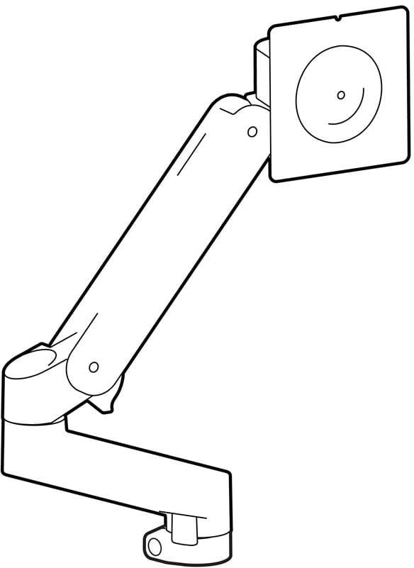 Ergotron LX Pro - Befestigungskit (Monitorarm