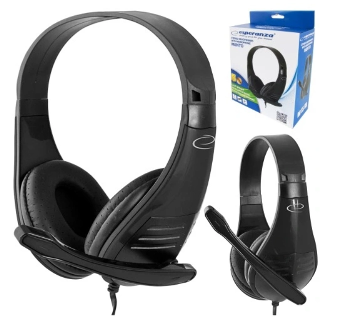 Esperanza EH209K austiņas/austiņas Head-band Black