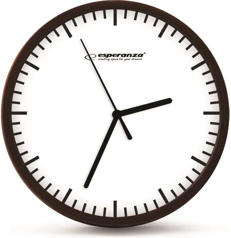 Esperanza Budapest wall clock white (EHC010W)