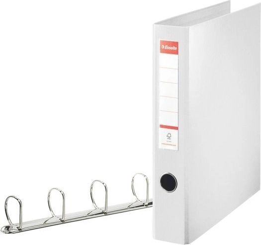 Segregator Esselte 4-ringowy A4 40mm biały