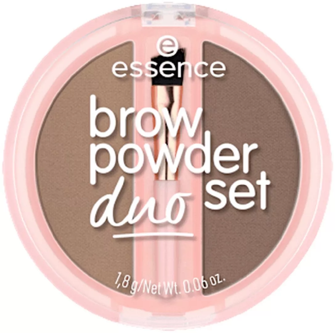 ESSENCE_Brow Powder Duo Set puder do