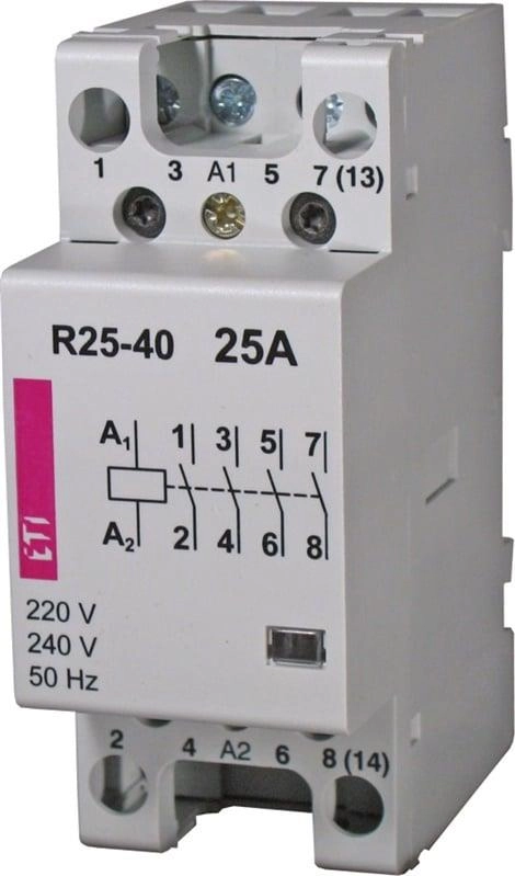 Eti-Polam Modular contactor R25-40 25A 230V