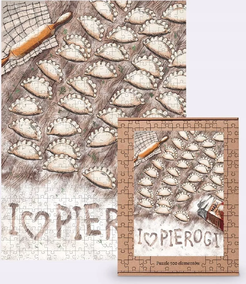 Eurographics Puzzle 500 I love pierogi