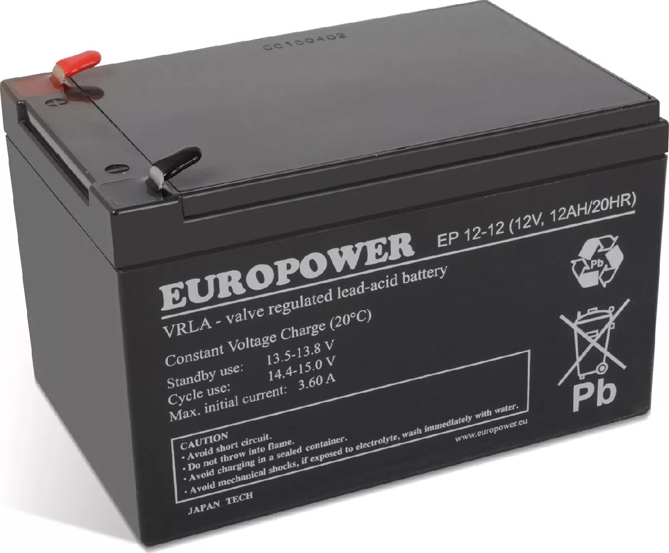 Europower Akumulator 12V 1.2Ah AGM
