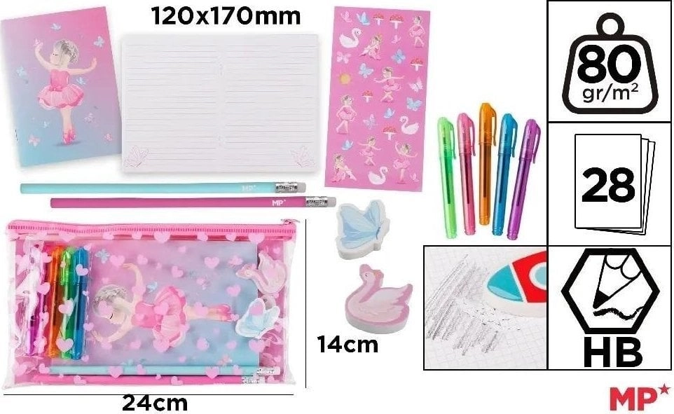 Ballet writing set 8435250945597