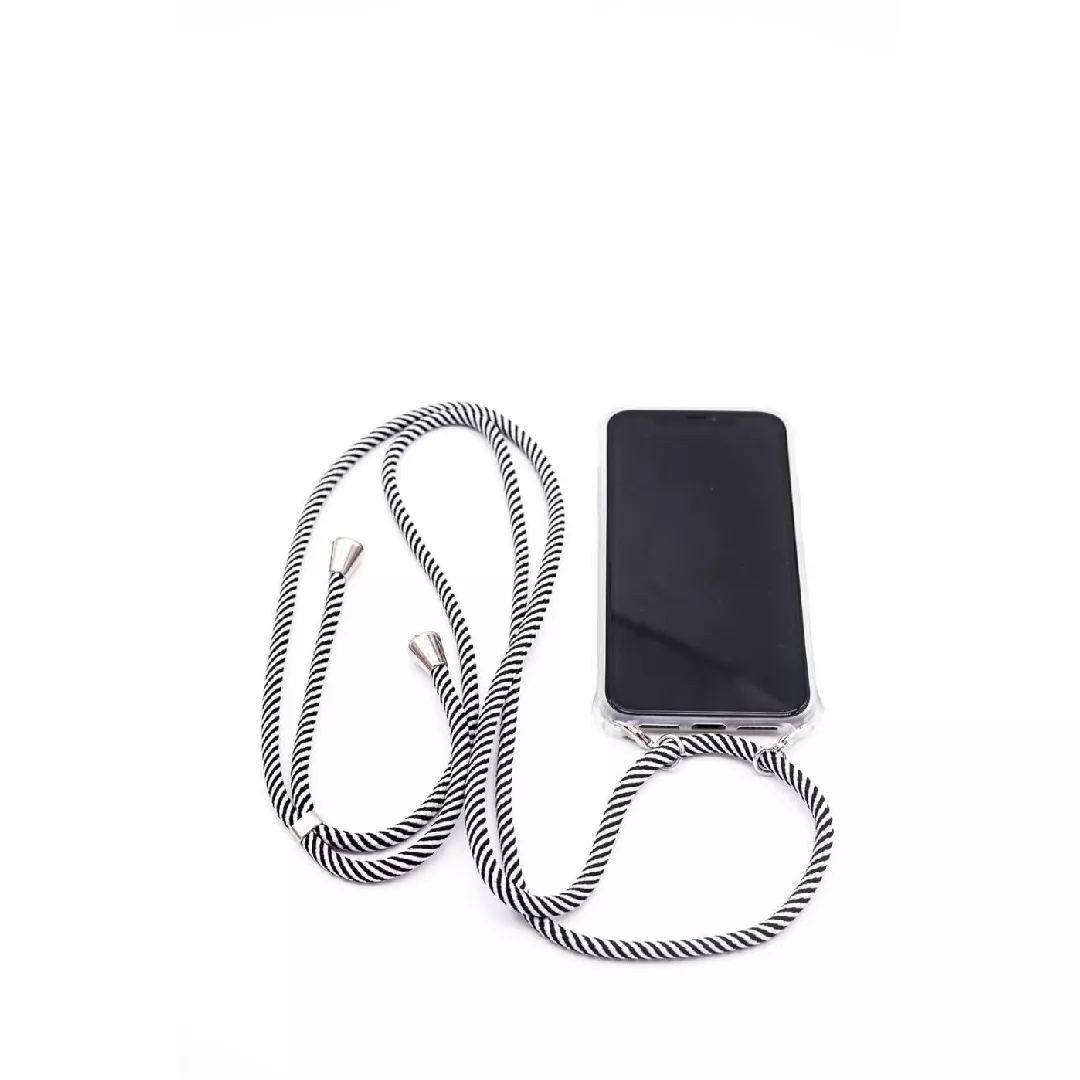 Samsung A40s Case with rope Black