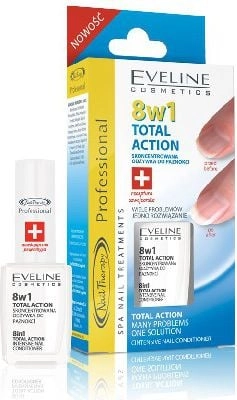 Eveline Nail Therapy Lakier odżywka 8w1
