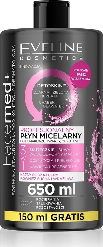 Eveline Facemed Micellar fluid 650ml 084002