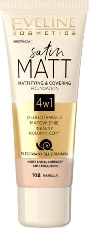 Eveline Satin Matt 4w1 102 Vanilla