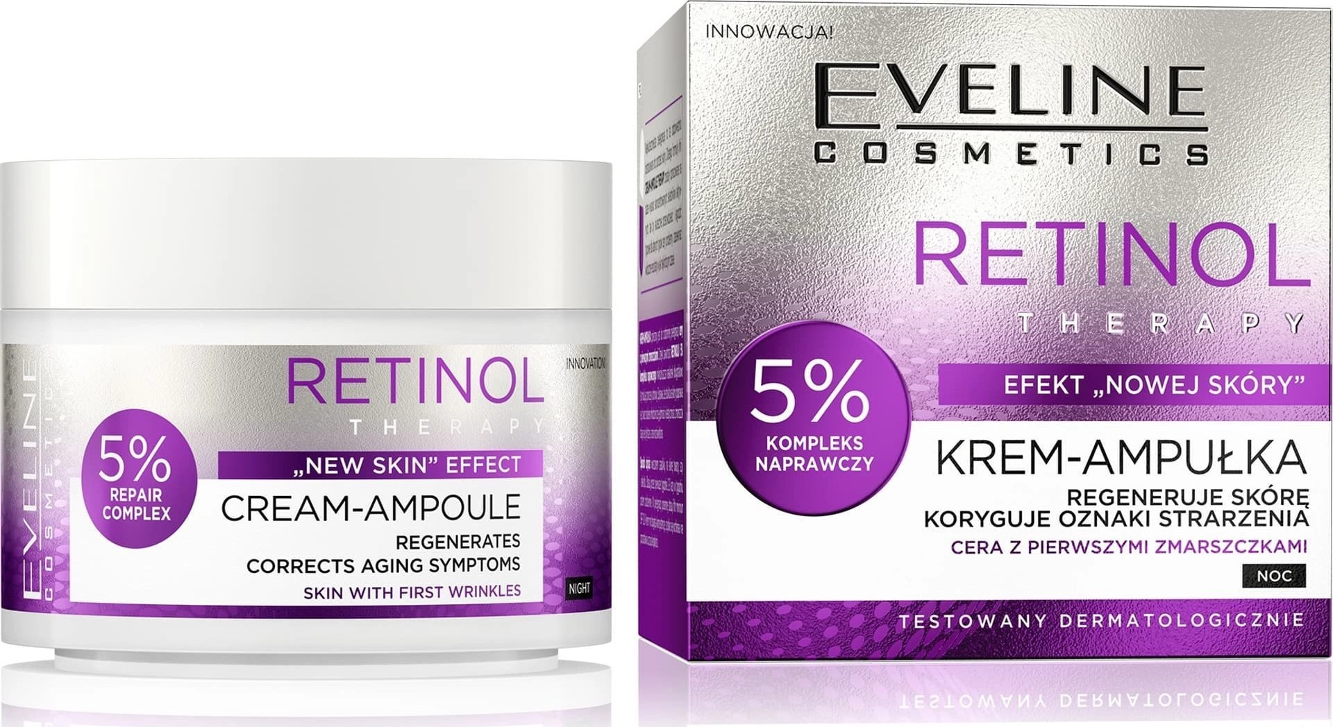 Eveline Retinol Therapy Cream-ampoule with repair