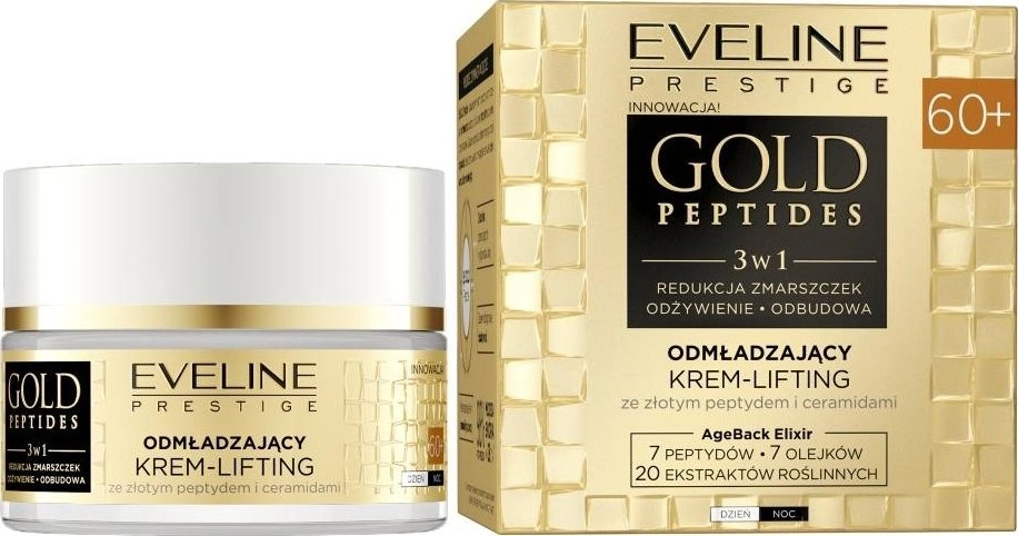 Eveline Gold Peptides 3w1 Odmładzający Krem-Lifting