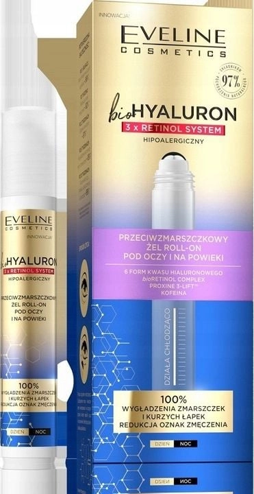 Eveline bioHYALURON 3xRetinol Anti-Wrinkle System Roll-on